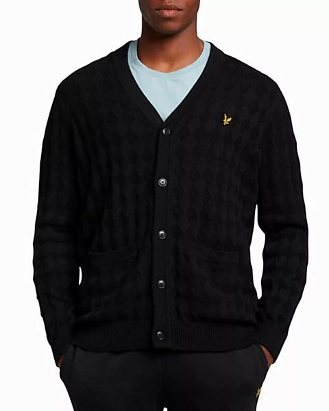 Lyle & Scott Cardigan Mit Rippbündchen günstig online kaufen