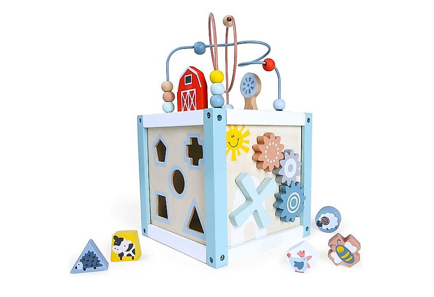 TikTakToo Motorikwürfel Aktivitätswürfel, Lernspielzeug, Formensteckspiel, günstig online kaufen