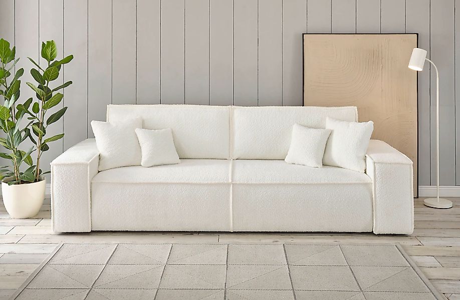 OTTO home 3-Sitzer "FINNLEY, Schlafsofa 257 cm, Couch mit Schlaffunktion & günstig online kaufen