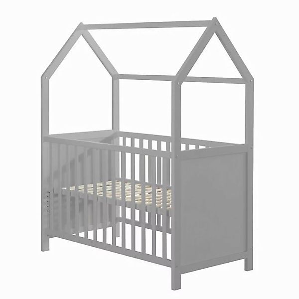 roba® Babybett Hausbett, Babybett & Beistellbett, Hausoptik, 6-fach höhenve günstig online kaufen