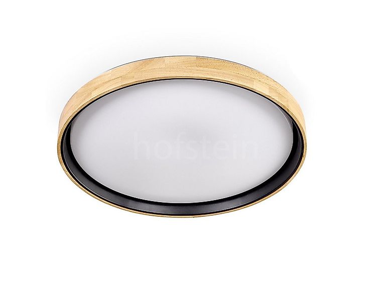 hofstein Deckenleuchte dimmbare Deckenleuchte aus Holz/Metall/Kunststoff in günstig online kaufen