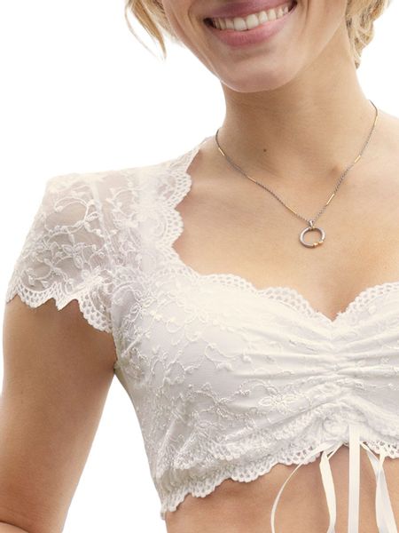 Nina Von C. Dirndlbluse Dirndlbluse kurzarm günstig online kaufen