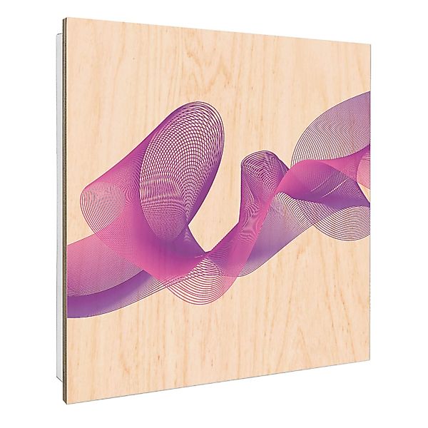 Banjado Schlüsselkasten mit Holzfront 30x30cm Weiß Scharnier Links 50 Haken günstig online kaufen