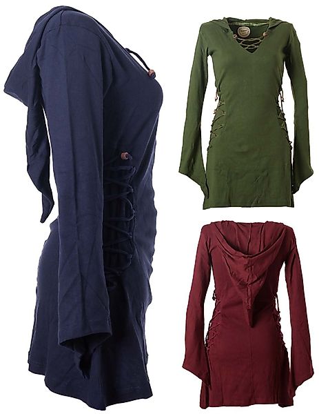 Vishes Zipfelkleid Elfenkleid mit Zipfelkapuze Bändern günstig online kaufen