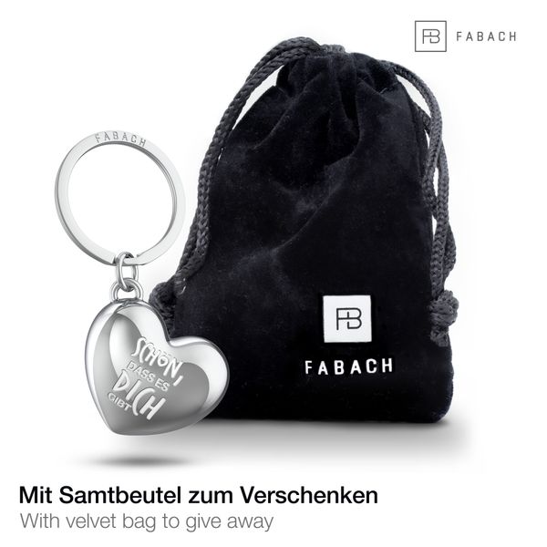 FABACH Schlüsselanhänger Herz mit Gravur - günstig online kaufen