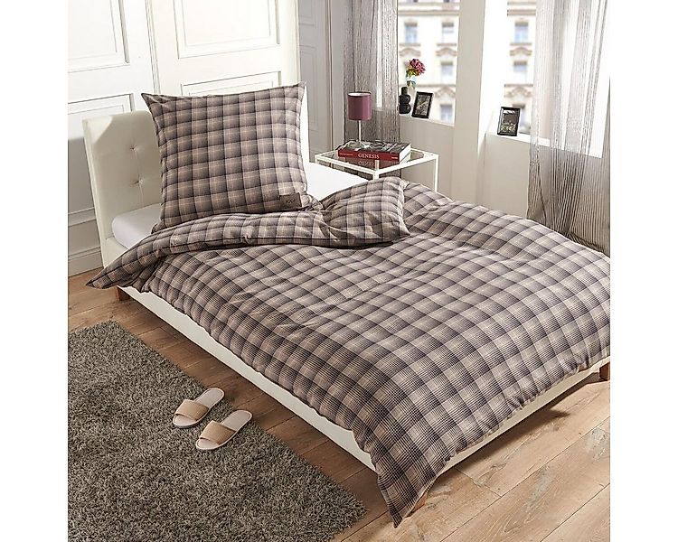 JOOP! Bettwäsche Soft Checks, Flanell, 2 teilig günstig online kaufen