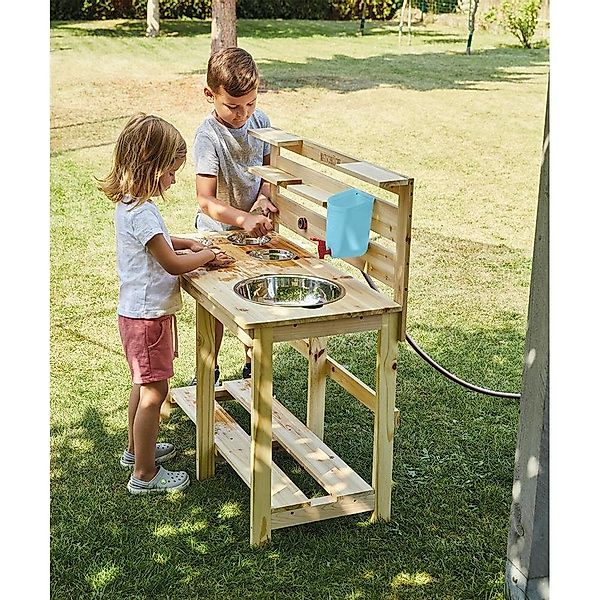 Happy People Outdoor-Spielküche Matschküche, aus Holz, günstig online kaufen
