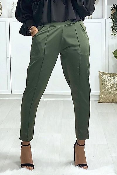 Egomaxx Stoffhose Poptrash Pants lockere Silk Treggings Glänzend Seiden Loo günstig online kaufen