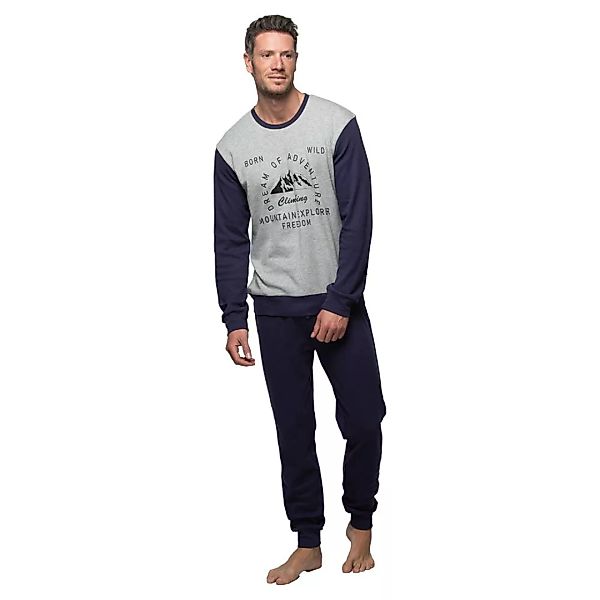 Abanderado As20bm0.1or Schlafanzug M Gray / Navy günstig online kaufen