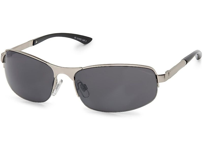 styleBREAKER Sonnenbrille Sonnenbrille Halbrand mit Rechteckigen Gläsern (1 günstig online kaufen