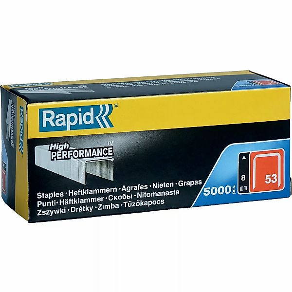 Rapid Tackerklammern 53/8 mm 5.000 Stück günstig online kaufen