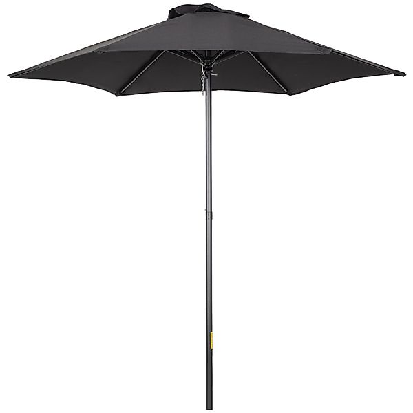 Outsunny Sonnenschirm mit Knickfunktion, sechseckig, windfest, günstig online kaufen