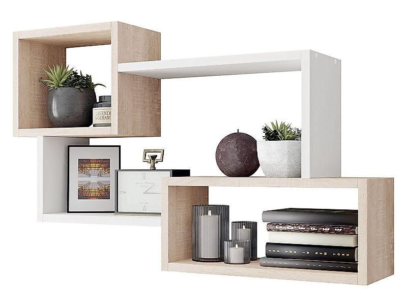 MIRJAN24 Wandregal Trio 005, 87x18x54 cm günstig online kaufen