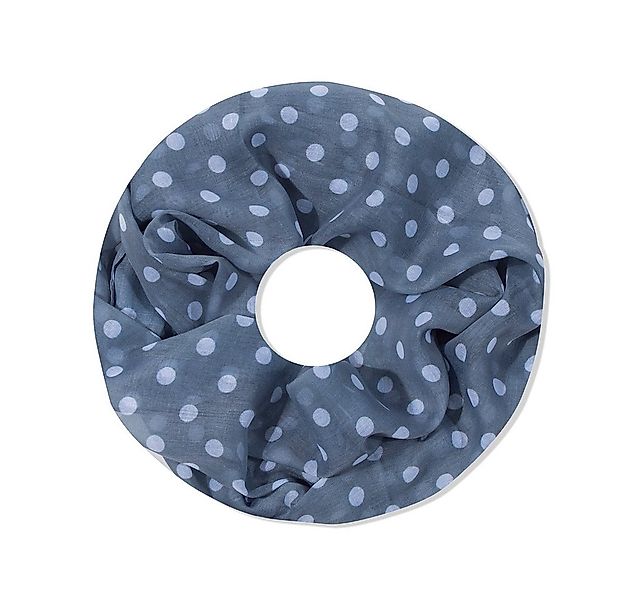 MIRROSI Loop Damen Schal mit Punkten-Muster Weich aus 100% Viskose, (ca. 16 günstig online kaufen