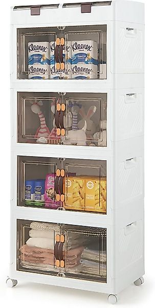 KOMFOTTEU Aufbewahrungsbox stapelbar, mit Deckel & günstig online kaufen