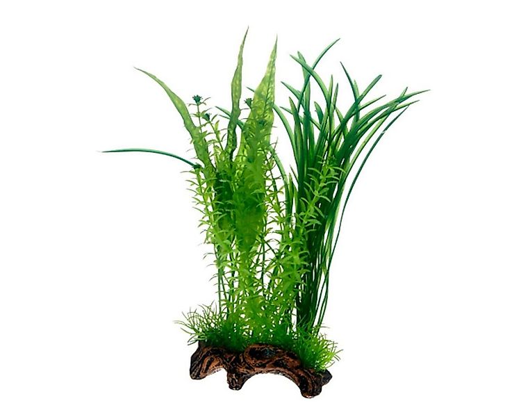 HOBBY Aquariendeko Flora Root 1 L, 30 cm - Kunststoffpflanze für Aquarien günstig online kaufen