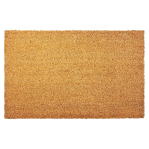 KARAT Kokosmatte Eingangsmatte Fußabtreter Natur 24 mm 50 x 80 cm günstig online kaufen