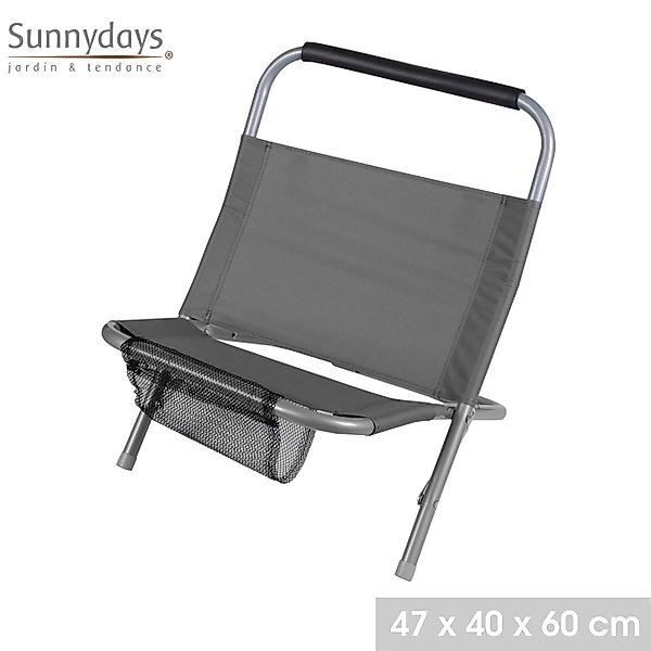 Sunnydays Campingstuhl Strandstuhl Klappstuhl Strandliegestuhl LE günstig online kaufen