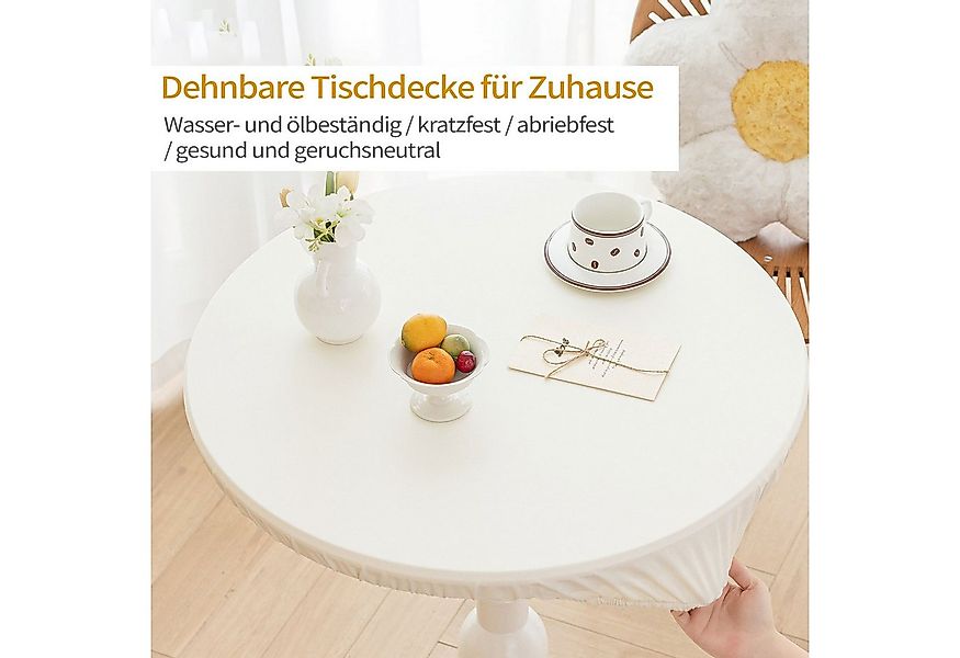 Refttenw Tischdecke 360° Runde Elastizität Wasserdicht Wärmedämmung aus Led günstig online kaufen