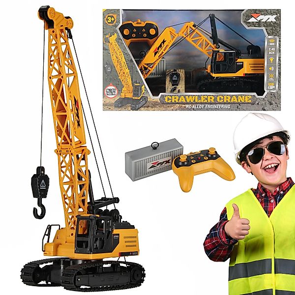 Sarcia.eu Spielzeug-Kran Baumaschine Ferngesteuerter Kran 3+ günstig online kaufen