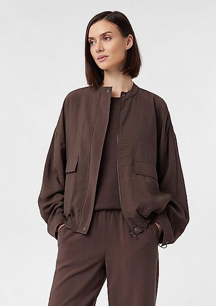 comma Funktionsjacke Indoor-Jacke Lässiger Blouson im Boxy Fit mit Stehkrag günstig online kaufen