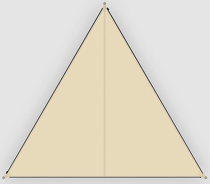 BENT Sonnensegel Verbindbares Sonnensegel TC-Zip-Canvas Single, günstig online kaufen