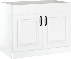 wiho Küchen Spülenschrank "Erla" 100 cm breit mit Kassettenfront, ohne Arbe günstig online kaufen