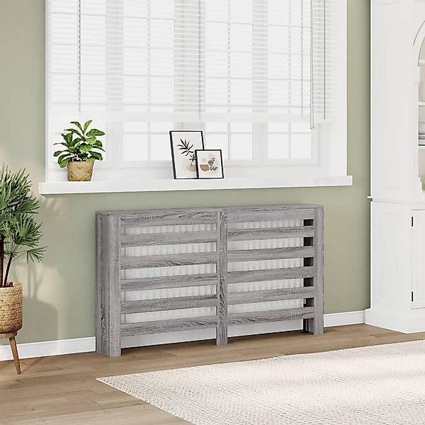 vidaXL Heizungsverkleidung, Heizkörperverkleidung Grau Sonoma 149x20x82 günstig online kaufen
