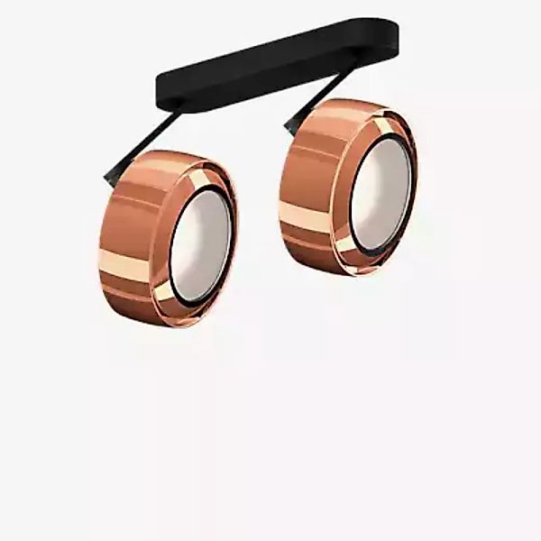 Occhio Più R Alto 3d Doppio Volt S100 Strahler LED 2-flammig, Kopf roségold günstig online kaufen