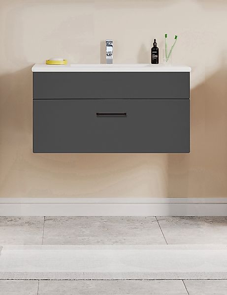 welltime Waschtisch "Trento Light mit Keramik-Auflagebecken", 1 feste Blend günstig online kaufen