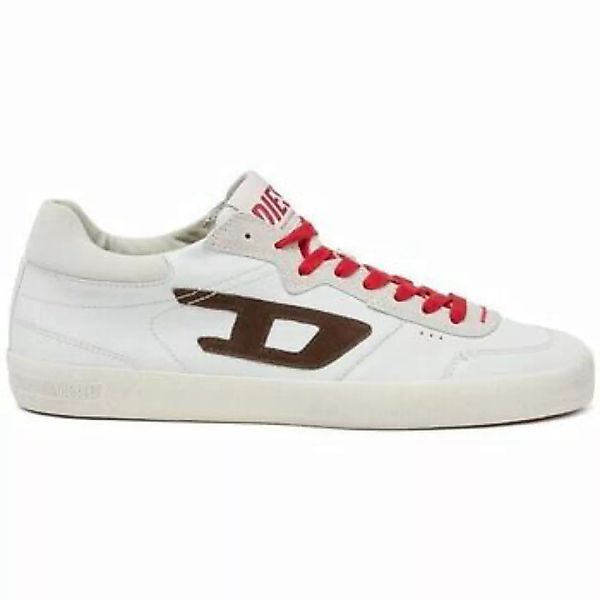 Diesel  Sneaker Y03336 P2034 - S-LEROJI LOW-HA123 WHITE-BROWN-RED- günstig online kaufen