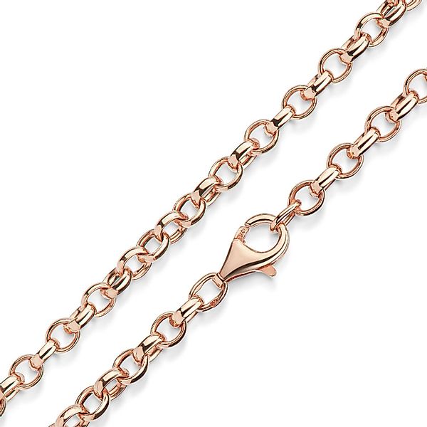 Materia Gliederkette Damen Erbskette Rosegold K60, günstig online kaufen