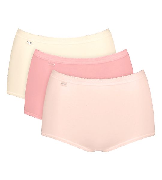 sloggi Maxislip "Basic+" 3er Pack, Baumwollmischung, weiche Nähte, Single J günstig online kaufen