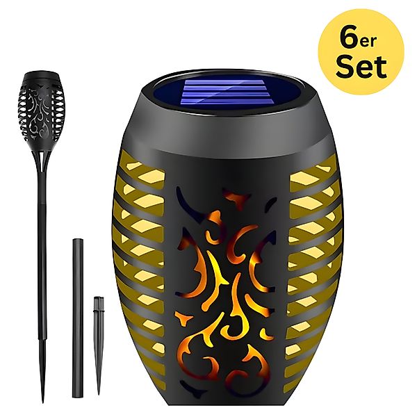 Gardlov LED Solarleuchte 6 Stück Solarlampen günstig online kaufen