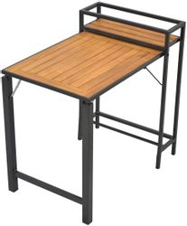 Merxx Klapptisch Santorin Rechteckig Natur-Grau 60 cm x 91 cm günstig online kaufen