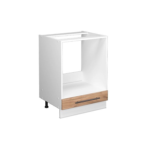 Vicco Herdumbauschrank Fame-Line, Goldkraft Eiche/Weiß, 60 cm ohne Arbeitsp günstig online kaufen