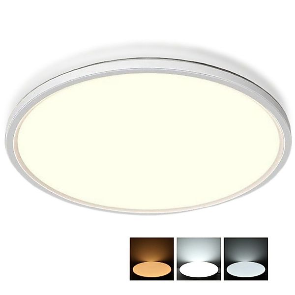 LETGOSPT LED Deckenleuchte Deckenleuchte Rund Dimmbar günstig online kaufen