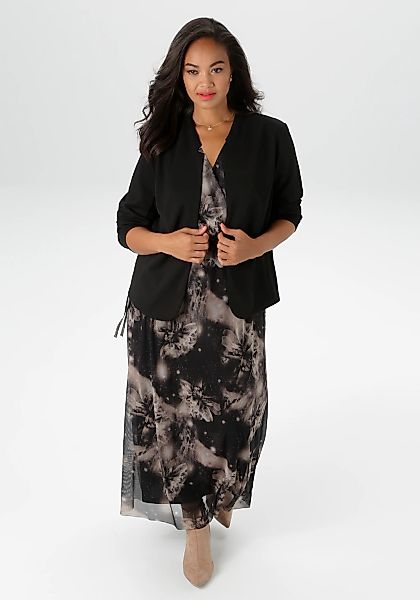 Aniston PLUS Boleroblazer kurzer, verschlußloser Damen-Bolero günstig online kaufen