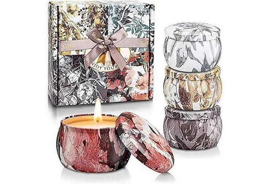 LuxusKollektion Duftkerze Duftkerzen Geschenkset Sojawachs 4er Lavendel Van günstig online kaufen