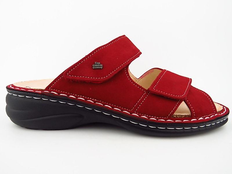 Finn Comfort Melrose Nubuk chili Pantolette günstig online kaufen