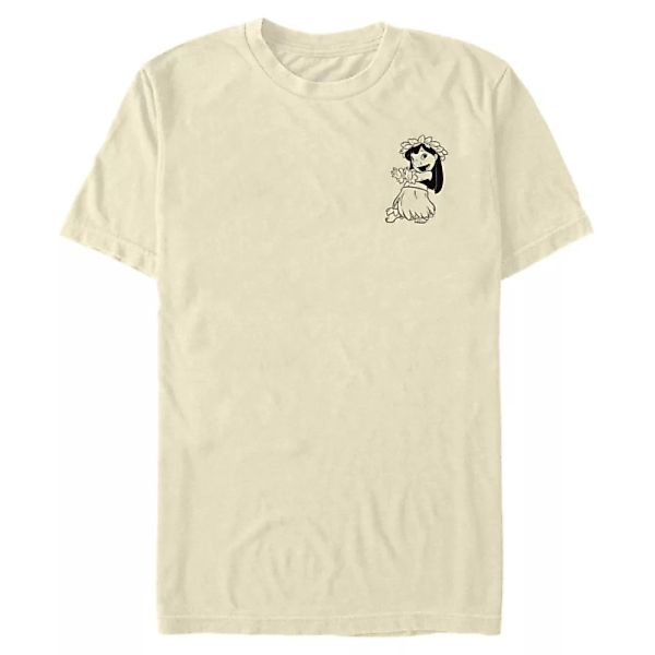 Disney Classics - Lilo & Stitch - Lilo Vintage Lined - Männer T-Shirt günstig online kaufen