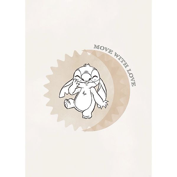 Komar Wandbild Disney Lilo and Stitch Move with Love 50 cm x 70 cm günstig online kaufen