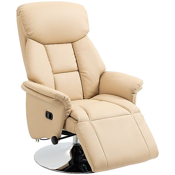 HOMCOM Liegesessel Relaxsessel Wohnzimmersessel neigbar drehbar verstellbar günstig online kaufen