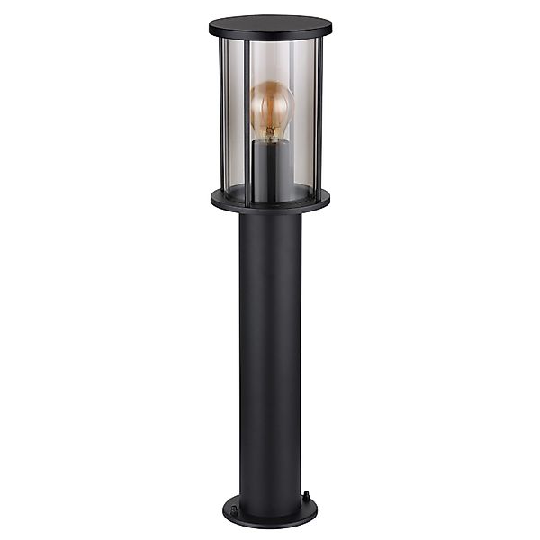 Globo Außenleuchte Gracey Edelstahl 60 cm Schwarz Matt günstig online kaufen