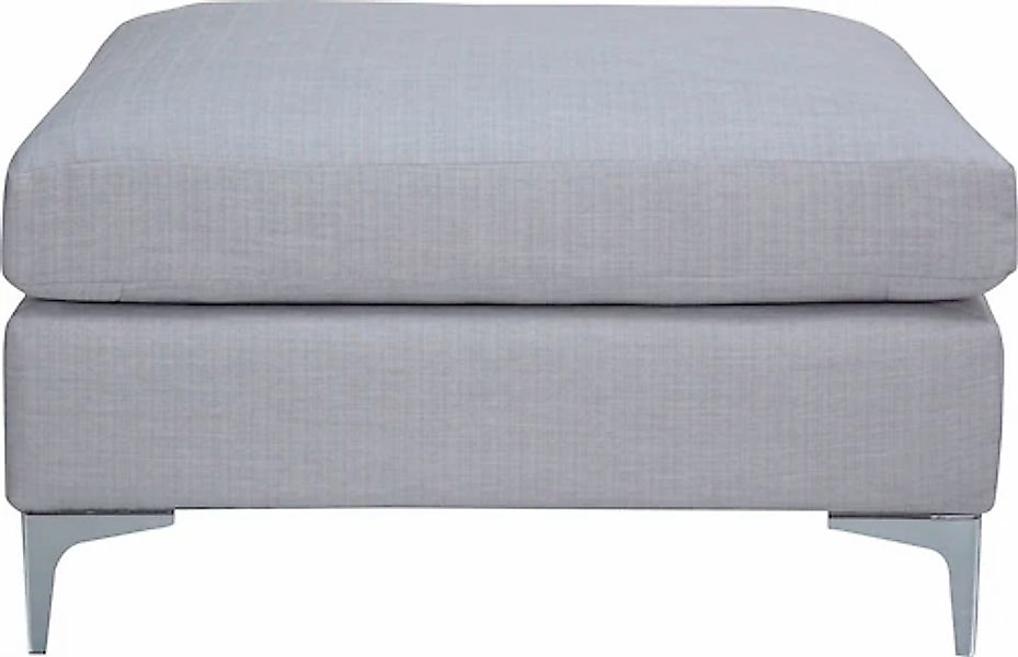 Leonique Sitzhocker »Aspen« 1 Stk. tlg. Hocker "Aspen", modern, grau, Stoff günstig online kaufen