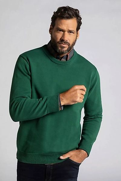 JP1880 Rundhalspullover Pullover runder Ausschnitt JP1880-Stick Baumwolle günstig online kaufen