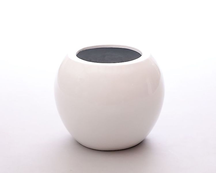Elegant Einrichten Pflanzkübel Fiberglas ballförmig D40xH32cm günstig online kaufen