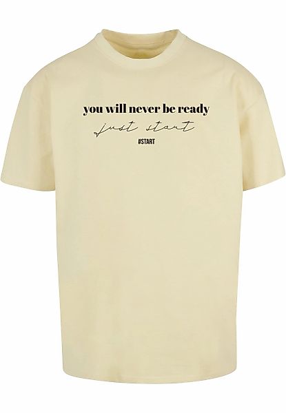 Merchcode T-Shirt "Merchcode Herren Just Start Heavy Oversize Tee" 1 Stk. t günstig online kaufen