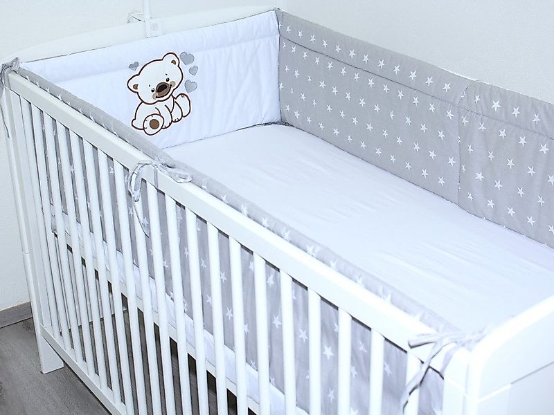 Primawela Bettnestchen Nestchen Applikation 420 cm Bettumrandung Baby Bett günstig online kaufen