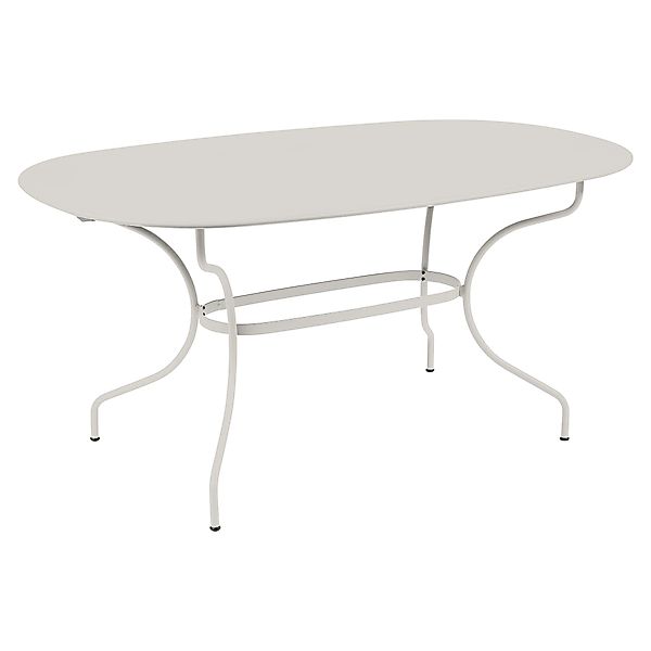 Opéra+ Ovaler Tisch 160 x 90 cm Outdoor Lehmgrau günstig online kaufen
